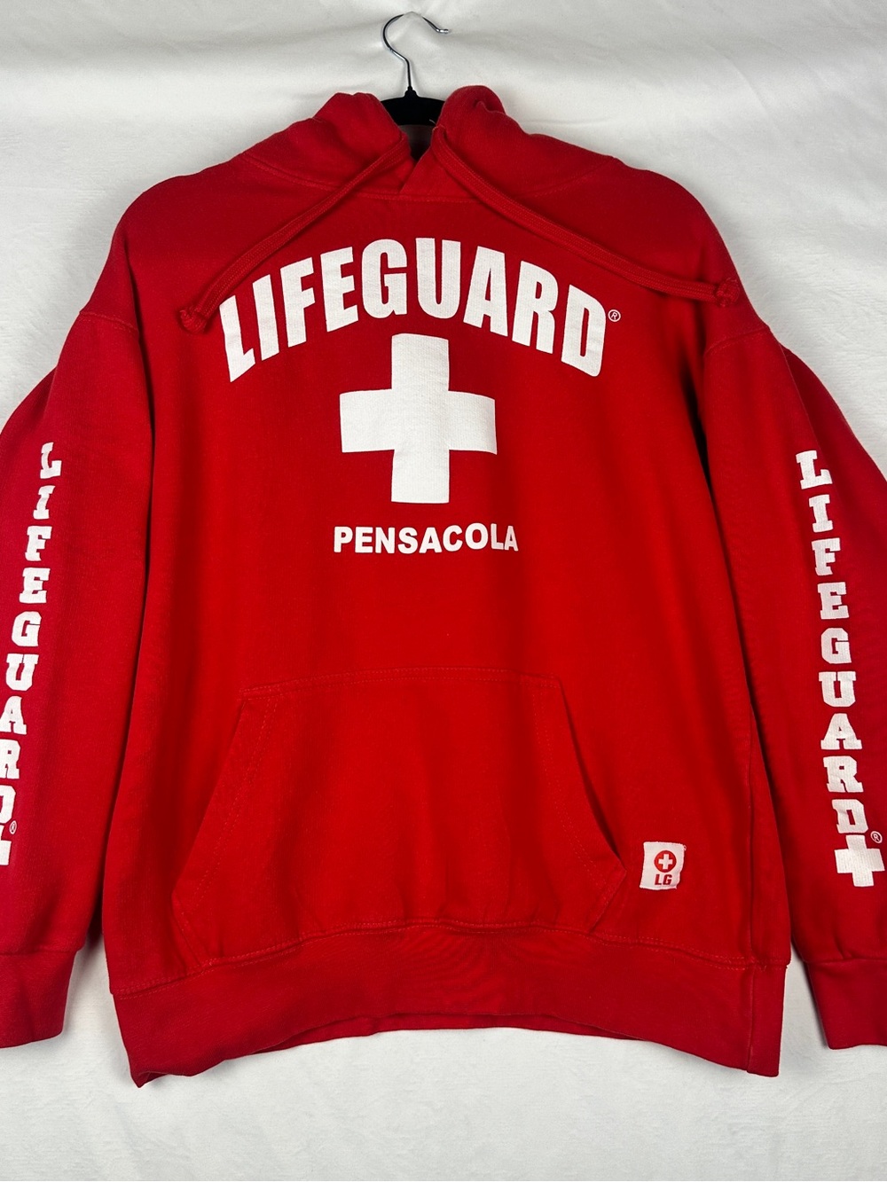 LIFEGUARD Pensacola Red Hoodie Medium